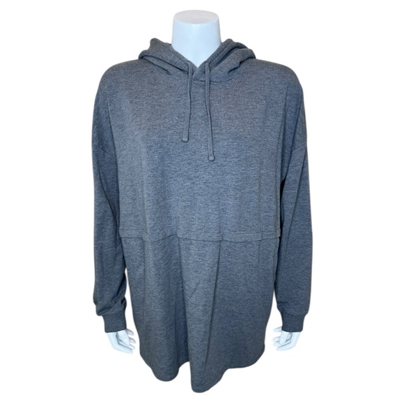 Barefoot Dreams Tops - Barefoot Dreams Malibu Fleece Luxe Lounge Anorak Sweatshirt XL Gray